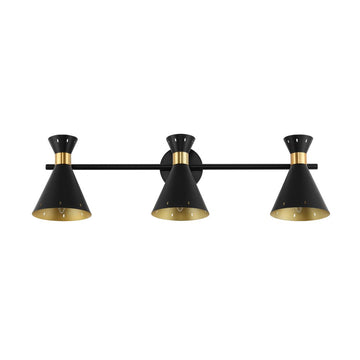 Elroy 18.25" Iron Retro Contemporary LED Track Light - JONATHAN Y